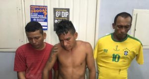 HOMENS SÃO PRESOS COM FUZIL EM INVASÃO
