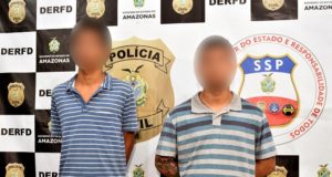 DUPLA É PRESA SUSPEITA DE FERIR COMERCIANTE COM TESOURA