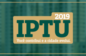 COTA ÚNICA COM DESCONTO DO IPTU 2019 VENCE NESTA SEXTA-FEIRA (15)