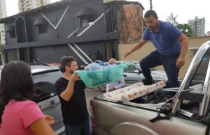 Mães venezuelanas participam de ação social em Manaus