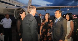 Presidente Jair Bolsonaro chega em Manaus para participar da I fesPIM