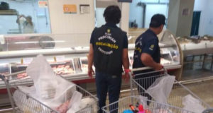 Procon-AM apreende 128 kg de produtos irregulares em DB do Plaza Shopping