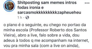 TERRORISMO: Estudante ameça promover massacre em escola da Cidade Nova, em Manaus