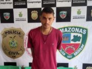 Estudante de mestrado é preso com drogas quando desembargava em Porto de Caapiranga, no AM