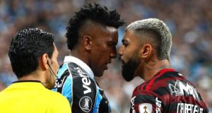 Gremio está salivando para pegar o Flamengo neste domingo