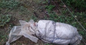 Cadáver é encontrado enrolado em saco plástico em ramal no Jorge Teixeira