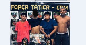 Após trocar de tiros com a PM, criminosos são presos com arma e drogas no bairro Cidade Nova