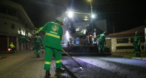 Avenida Ivanete Machado, no Parque 10, tem recapeamento total concluído