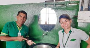 Colaboradores da Via Verde reutilizam peças de veículos e criam produto inovador