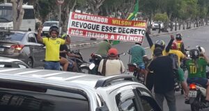 Em Manaus, empresários realizam carreta pedindo o retorno das atividades econômicas