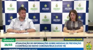 Amazonas tem 67 casos confirmados de Covid-19