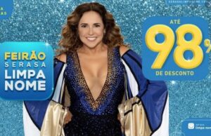 Feirão Serasa dá desconto de 98% e jantar com Daniela Mercury