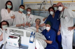 Vovó de 95 anos é curada do corona na Itália