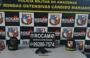 Rocam detêm suspeito com arma de fogo na Zona Sul