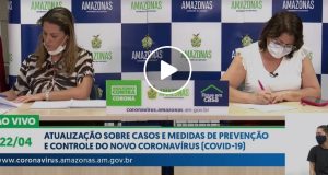 RM AO VIVO – ATUALIZAÇÃO COVID-19 NO AMAZONAS (22/04)