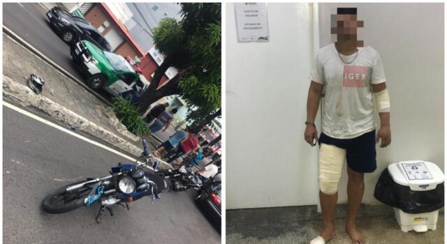 Com medo de linchamento, ladrão implora para ser preso ao ver viatura