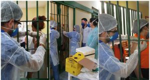 No Amazonas, presos recebem vacinação contra H1N1A meta é imunizar 100% da massa carcerária