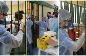 No Amazonas, presos recebem vacinação contra H1N1A meta é imunizar 100% da massa carcerária