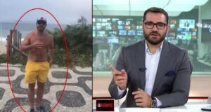 Jornalista da Globo é filmado caminhando durante isolamento e cidadão não perdoa: “Hipócrita”