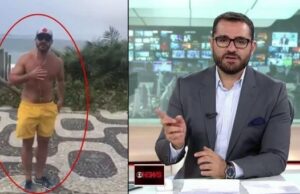 Jornalista da Globo é filmado caminhando durante isolamento e cidadão não perdoa: “Hipócrita”