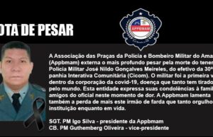 Covid-19 mata tenente da PM em Manaus