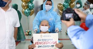 Dona Maria, a vovó de 96 anos que passou por cima da covid em ManausMia uma história de superação