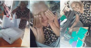 Idosa de 77 anos prepara café da manhã e manda filho distribuir na fila da Caixa, em IrandubaE não é a primeira vez que "Dona Terezote" surpreende, anteriormente, ela confeccionou máscaras e distribuiu no bairro onde mora para os vizinhos