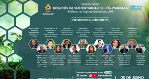 Websimpósio do TCE que discutirá desafios da sustentabilidade pós-pandemia terá participação de expoentes do Brasil e do exteriorO websimpósio realizado no próximo dia 5 de junho