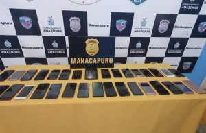 Em Manacapuru, 32 celulares roubados ou furtados são recuperados Todas as pessoas que estavam em posse dos aparelhos foram indiciadas por receptação