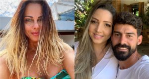 Viviane Araujo processa mulher de seu ex-marido RadamésViviane Araujo processou Caroline Furlan, atual mulher de Radamés Martins, com quem foi casada