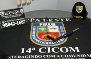 Casal do crime é preso após roubar motocicleta em pizzaria na Zona Leste de Manaus