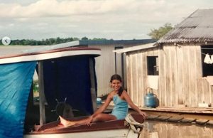 Vivian Amorim posta foto antiga em Autazes e defende a AmazôniaMeio ambiente