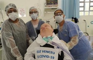 Há 37 anos doente e cego, paciente com síndrome de Down vence covid-19A vida vence a morte