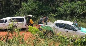 Carro de Funerária com corpo do Dr. Rangel Ruiz capota na Rodovia Manoel Urbano