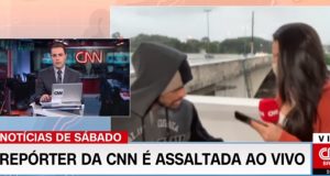 VÍDEO: Repórter é assaltada durante live da CNN BrasilNão tá fácil pra ninguém