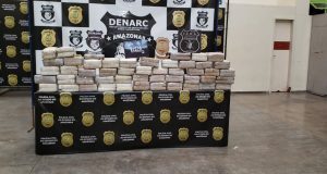Transportadores de drogas são presos com 100 quilos de maconha no AMA carga era oriunda do município de Maraã estava avaiada em R$ 500 mil