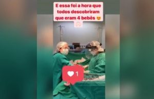 Surpresa! Em Manaus, mãe vai para maternidade ter trigêmeas e descobre quarta filhaA família já tinha três filhos