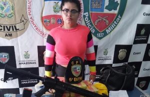 Após 10 meses escondida no interior, traficante do fuzil é presa em AlvarãesCanna nessa bandida