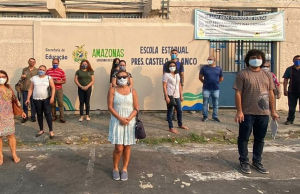 Professores decidem paralisar atividades em escolas com casos de Covid em Manaus