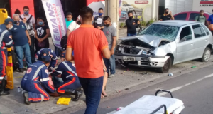 Motorista que atropelou cinco e matou mulher na Djalma não tem CNHVárias infrações