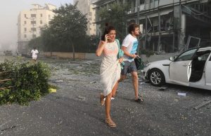 Mais da metade de Beirute está destruída ou danificadaA visão do inferno