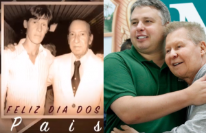 Arthur homenageia o falecido pai e os filhos neste domingoLembrançass do prefeito