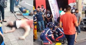 URGENTE: Mulher atropelada na calçada da Djalma Batista morre no 28 de AgostoAcidente se transformou em tragédia