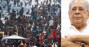 Amazonino reclama ao ver Ponta Negra lotada: “Onde está nossa responsabildiade?”Negão afirma que o povo está bricando com a Covid