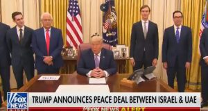 Trump media acordo de paz histórico entre Israel e Emirados ÁrabesPaís é o 3º do Oriente Médio a criar relações diplomáticas com Israel