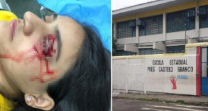 Aluna leva soco de colega e acaba ferida por cacos dos óculos em ManausViolência