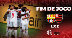 Com 11 desfalques e abalado pela Covid, Mengão ganha do Barcelona na raçaGrande vitória