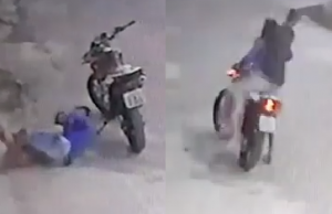 VÍDEO: Jovem imobiliza bandido e ainda chama a polícia em ManausPega, leso!