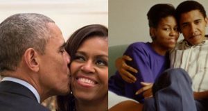 Michelle e Barack Obama comemoram 28 anos de casados trocando juras de amorCasal querido em todo o mundo