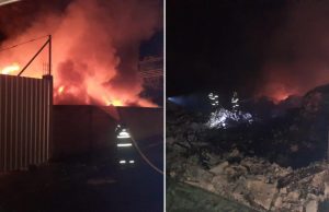 Incêndio destrói galpão de alegorias do Caprichoso em ParintinsOs bombeiros encontraram uma grande quantidade de resíduos de módulos alegóricos pegando fogo